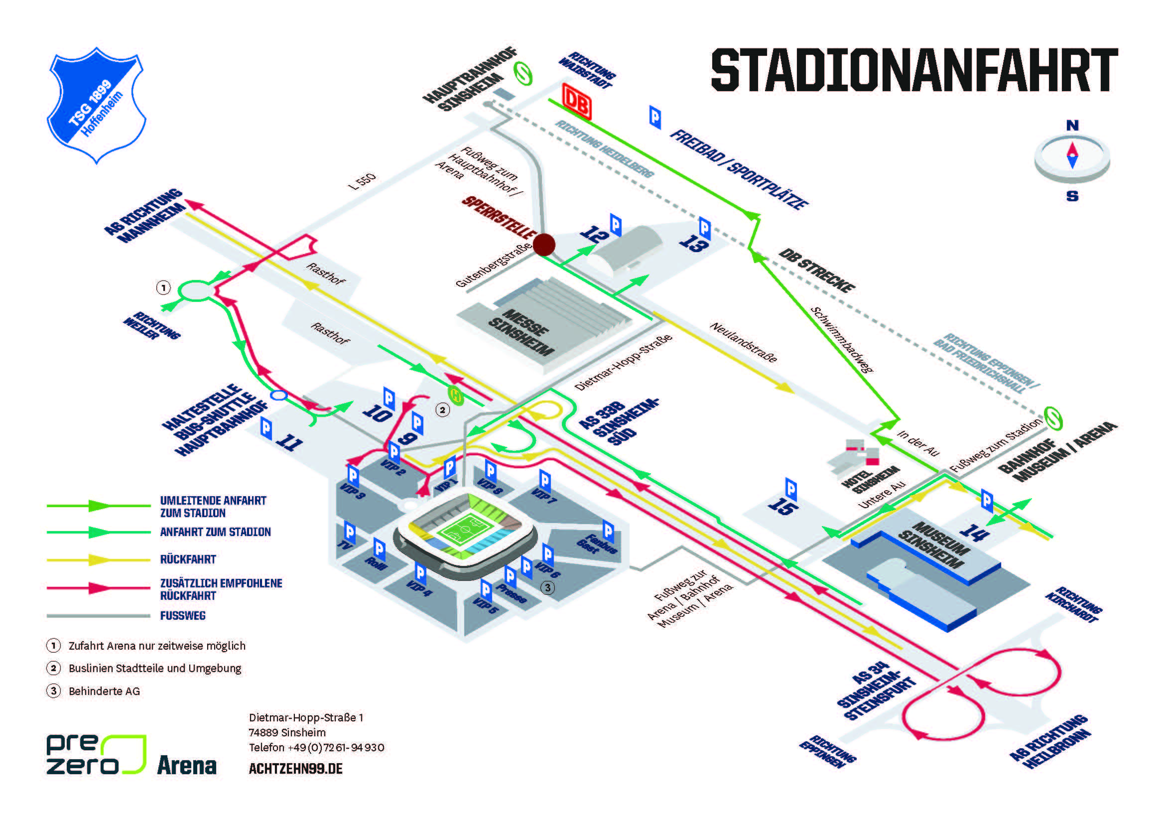200213 PreZero Arena Anfahrt Plan